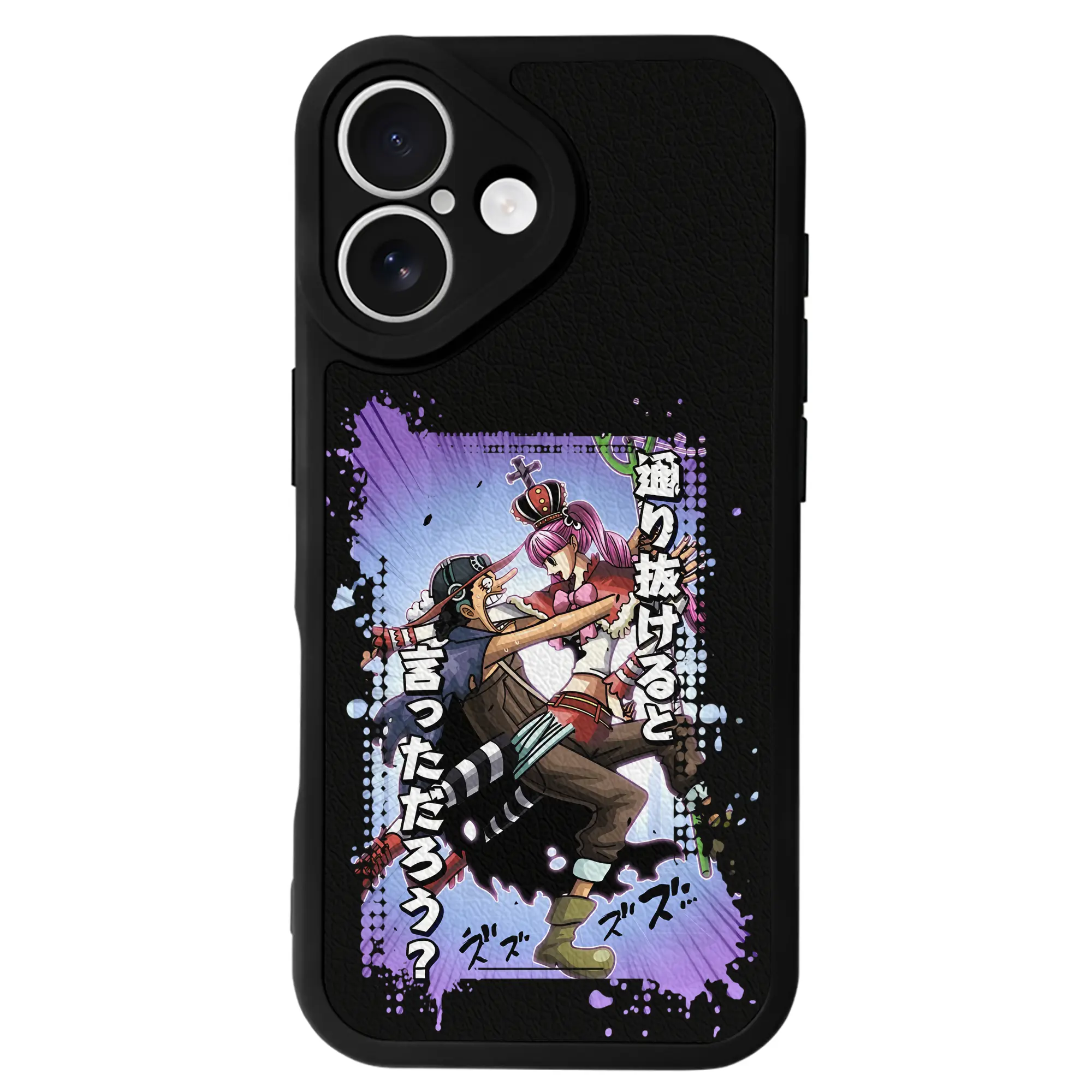 ワンピース グッズ ウソップ - IPhone 16シリーズ対応 ・ シリコンスマホケース ・ レザー調 ・ 高精度フィット ・ 耐衝撃 ・ ワイヤレス充電対応 ・ 精密カット